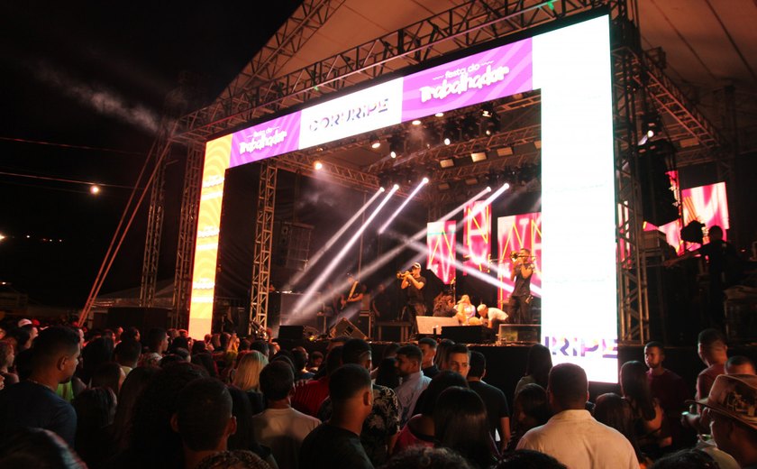 Festa do Trabalhador volta a aquecer economia de Coruripe depois de dois longos anos