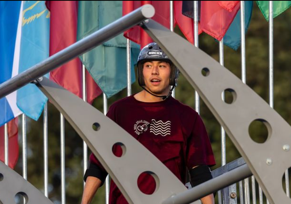 Brasil faz dobradinha no Mundial de Skate Park com ouro de Augusto Akio e prata de Barros