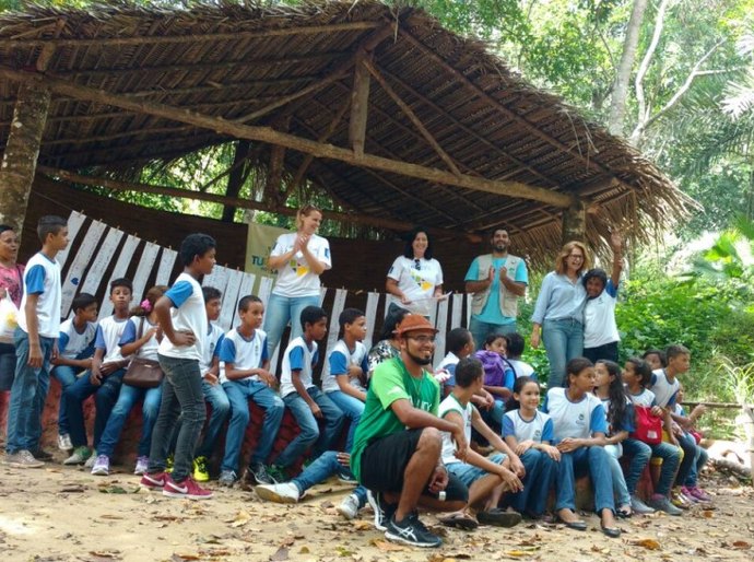 Parque Municipal recebe visita de alunos do Turismo do Saber
