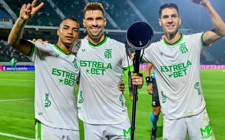 América-MG supera Guarani por 2 a 1 pela Série B