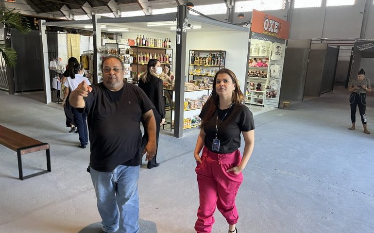 Equipe da Semtabes conhece novo espaço da Economia Solidária no Mercado 31