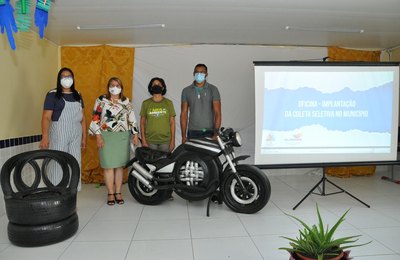 Técnicos do Meio Ambiente recebem formação para implantação da coleta seletiva em Anadia