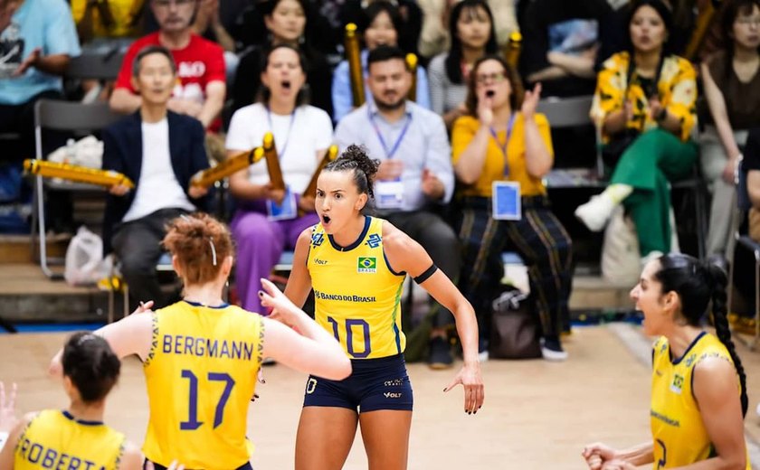 Liga das Nações de Vôlei: Brasil vence Polônia e assume vice-liderança