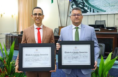Diretor-presidente da Fapeal, Fábio Guedes recebe título de cidadão alagoano