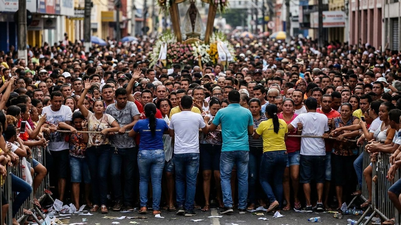 Círio de Nazaré registra momentos de tensão em Belém