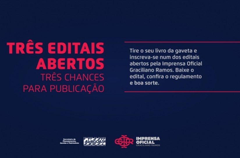 Imprensa Oficial convoca autores em 3 editais para publicar obras