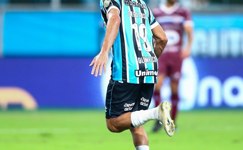 Recuperado, Diego Costa é relacionado para jogos do Grêmio contra Bahia e Operário-PR