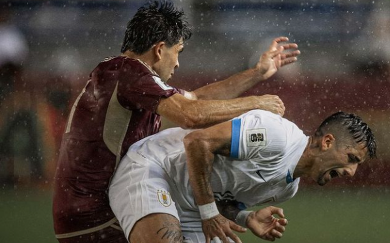 Uruguai, desfalcado, segura empate sem gols com a Venezuela após aposentadoria de Suárez
