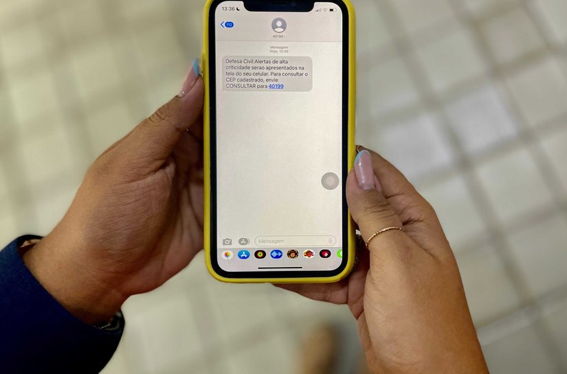 Defesa Civil reforça importância do cadastro em sistema de alertas por SMS