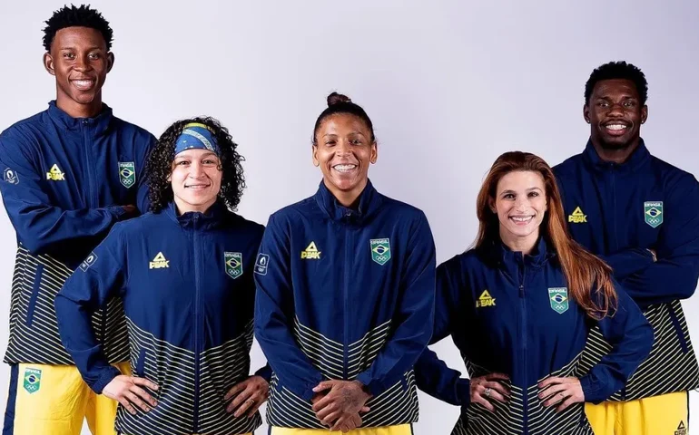 Com predomínio de azul e amarelo, COB lança uniforme do Brasil para Jogos de Paris-2024