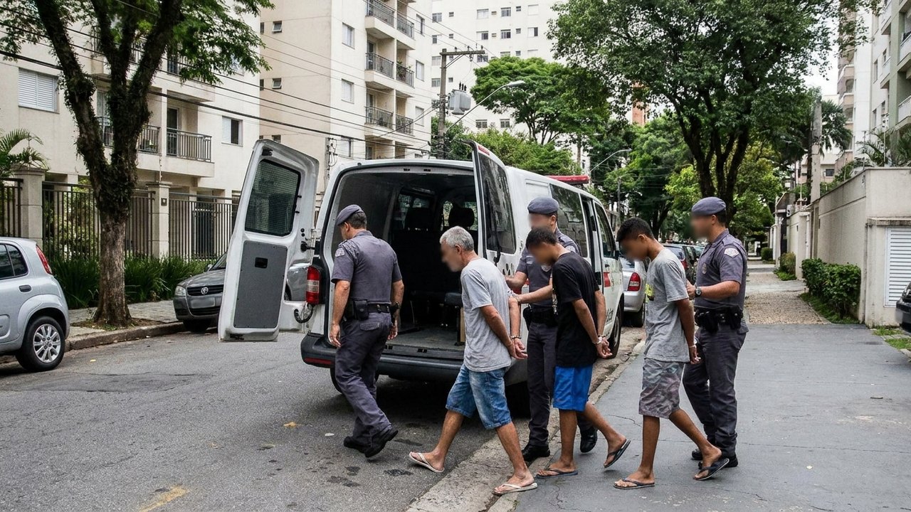 Homem é preso e 3 adolescentes são apreendidos após tentativa de furto em condomínio de Moema