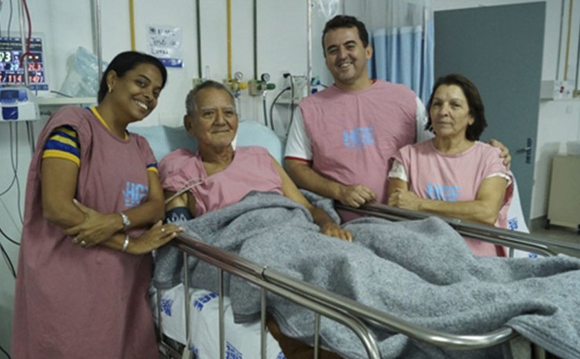 Nova unidade de AVC do Hospital Geral do Estado salva vida de aposentado