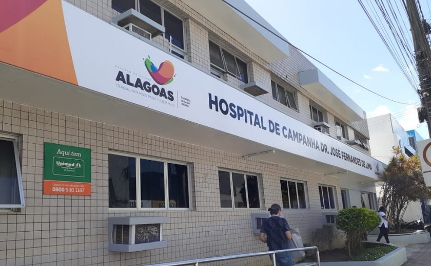 Hospital de Campanha de Arapiraca: 100 pacientes são atendidos em um mês