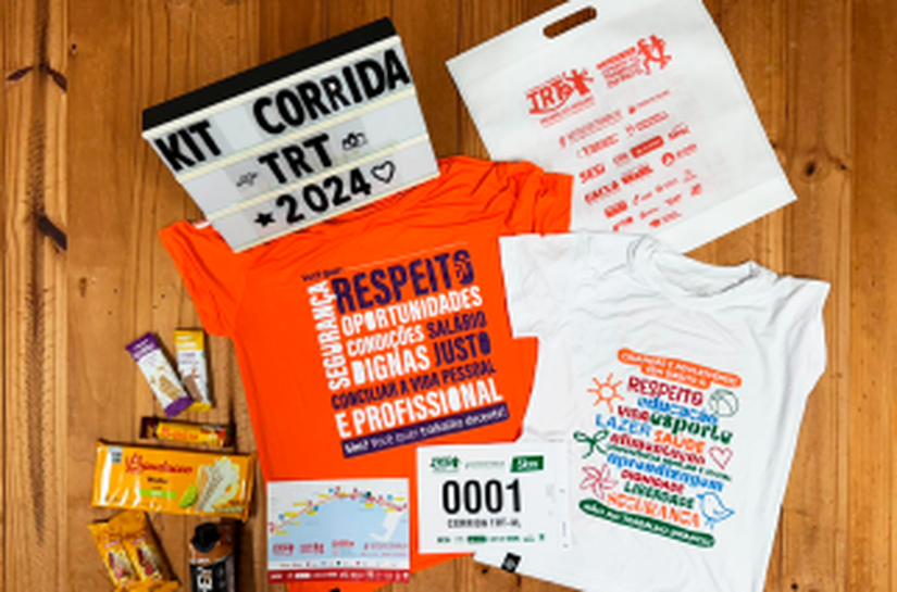 Entrega dos kits da Corrida do TRT/AL acontece nesta 5ª feira (7/11)