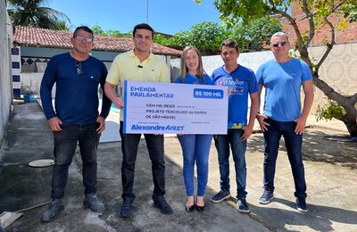 Deputado Alexandre Ayres destina R$ 100 mil para Projeto TEAcolher, na Barra de São Miguel