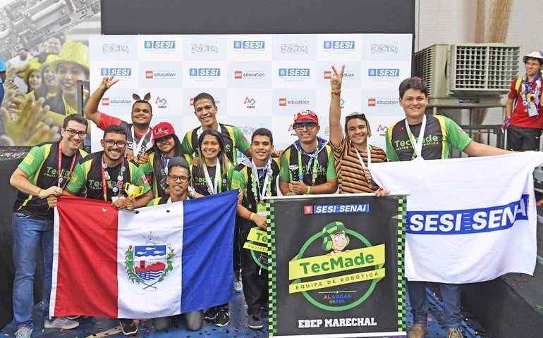 Escolas Sesi e Senai classificam-se para torneios internacionais de robótica