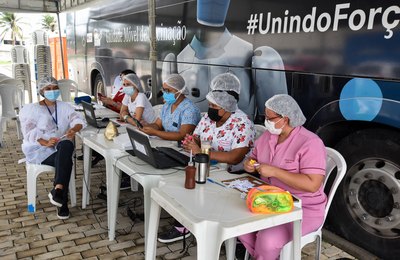 OAB recebe Ônibus da Vacina e imuniza mais de 100 pessoas contra a Covid-19