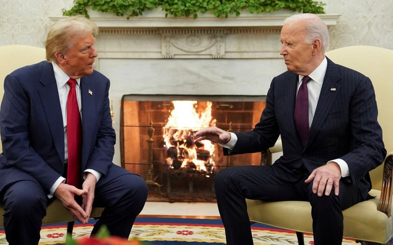Giro Internacional: Nos EUA Trump é recebido por Biden na Casa Branca