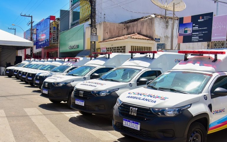 Atendimento ao coruripense ganha reforço com 10 novas ambulâncias totalmente climatizadas