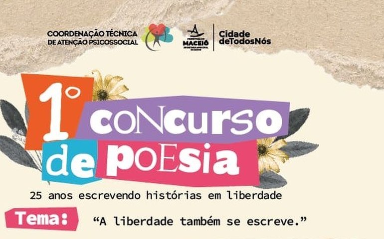 Saúde abre inscrições para 1º Concurso de Poesia em alusão ao Dia Nacional da Luta Antimanicomial
