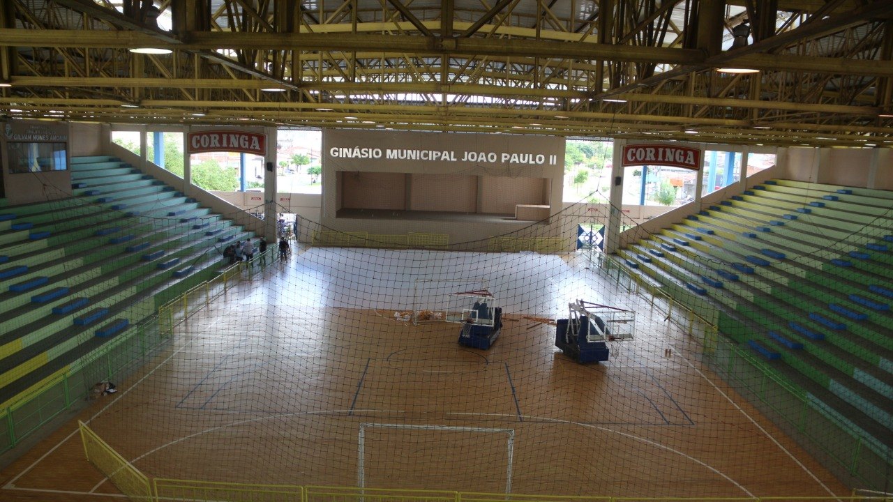 Prefeitura prepara ginásio João Paulo II para receber centro de triagem em parceria com o governo do estado