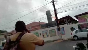 Poste pega fogo no bairro Siqueira Campos em Aracaju.jpg