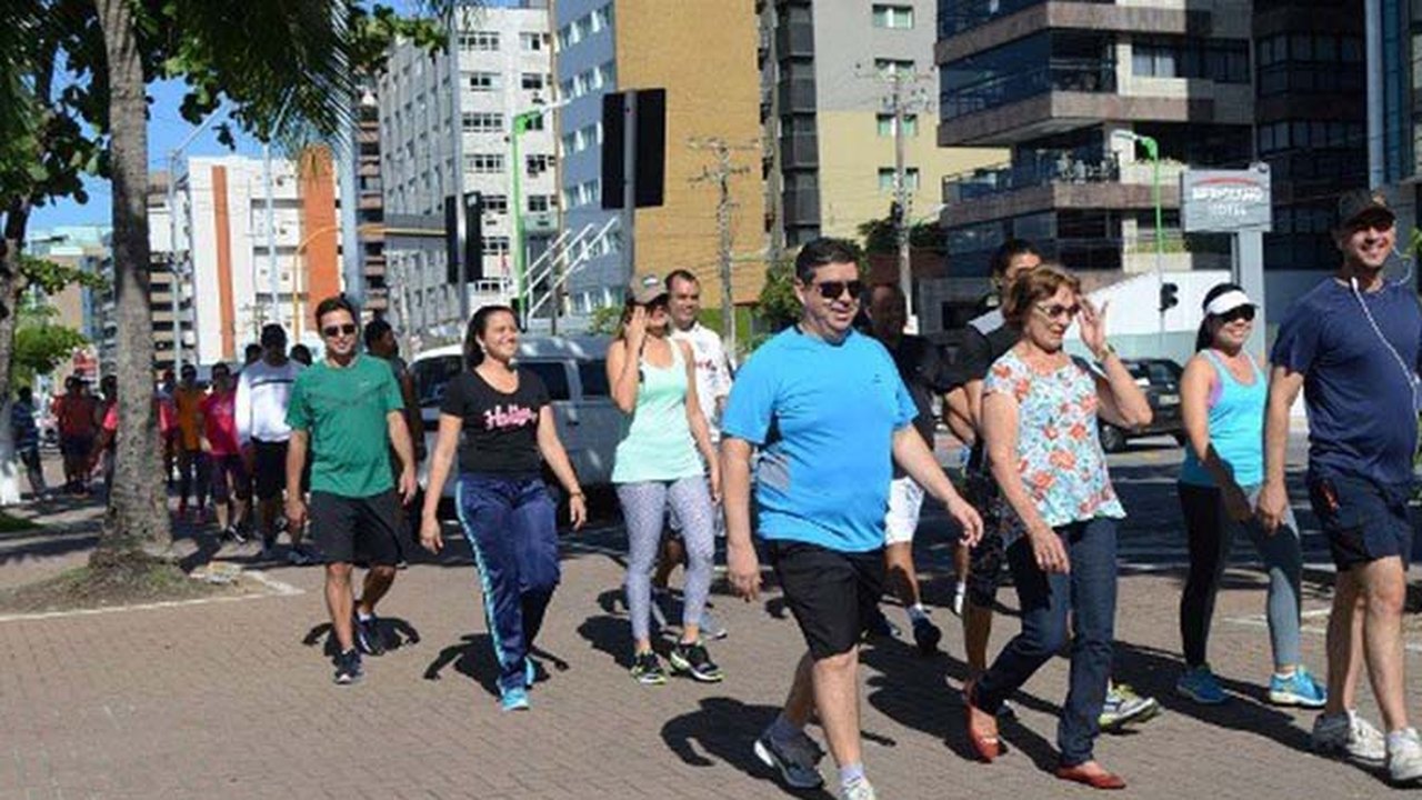 Ressocialização promove caminhada de servidor penitenciário e socioeducativo