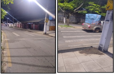 Vereador Aldo Loureiro solicita repintura de faixas de pedestres no Bairro Petrópolis