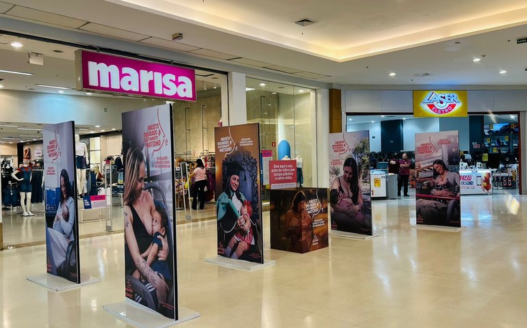 Shopping Pátio Maceió comemora o Agosto Dourado com exposição especial Qualquer Lugar É Lugar De Amamentar