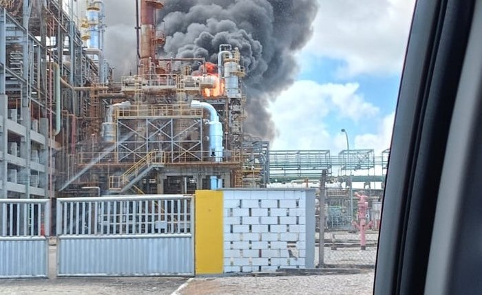 Braskem em Marechal Deodoro registrou explosão, seguida por incêndio Braskem em Marechal Deodoro registrou explosão, seguida por incêndio