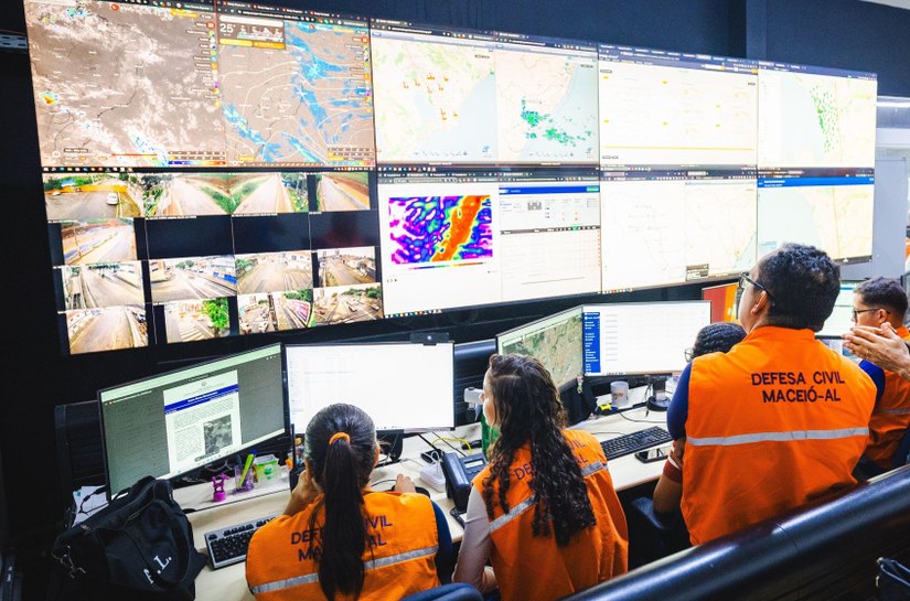 Acumulado de chuvas em Maceió chega a 120 mm nas últimas 24 horas