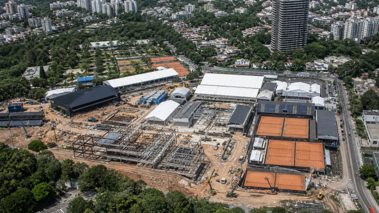 Rio Open anuncia ampliação do complexo e das quadras para receber 50% mais público em 2027