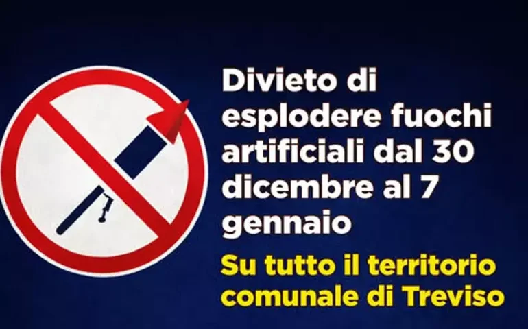 Cidade na Itália proíbe fogos de artifício em celebrações de fim de ano