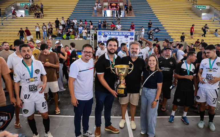 Esporte Clube Traipu conquista título inédito da Taça Brasil de Futsal