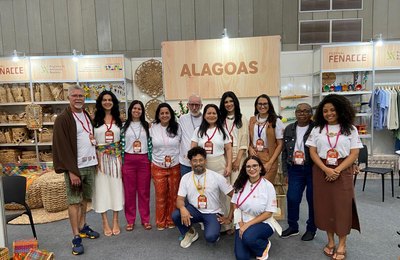 Artesãos alagoanos marcam presença na 7ª edição da Fenacce, em Fortaleza