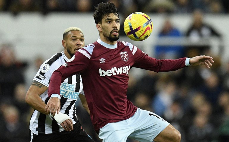 Lucas Paquetá marca e West Ham arranca empate com o Newcastle no Inglês