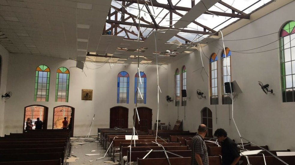 São Paulo: Paróquia pede doações para recuperar igreja destelhada em vendaval