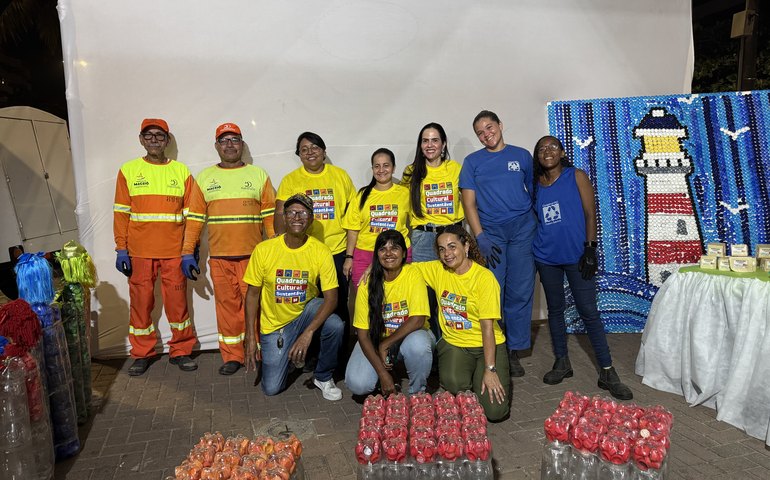 Alurb coleta 280 quilos de recicláveis durante festival gastronômico