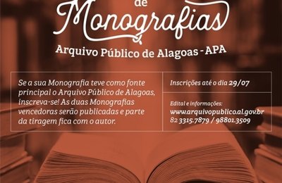 Arquivo Público mantém inscrições para II Concurso de Monografias sobre acervos