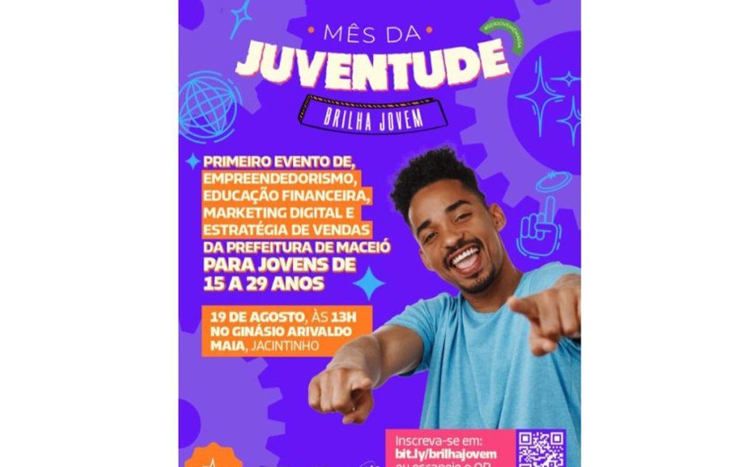 Prefeitura de Maceió lança 1ª Edição do Brilha Jovem