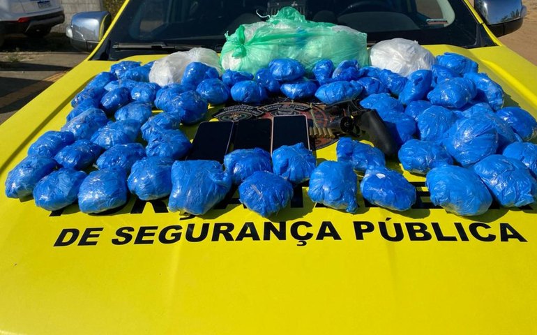 Polícia Militar apreende 6,7 quilos de cocaína no agreste do estado