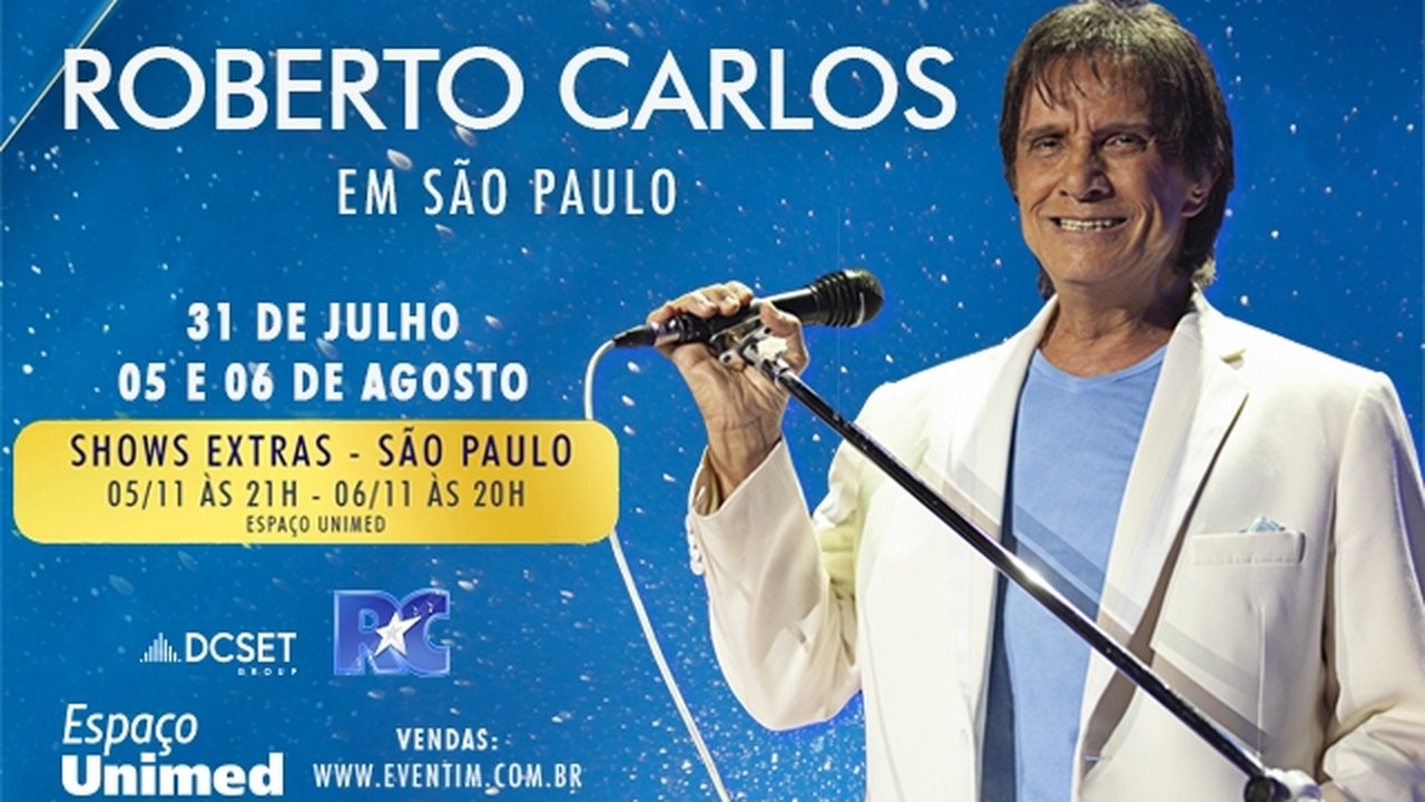 Roberto Carlos faz temporada especial no Espaço Unimed