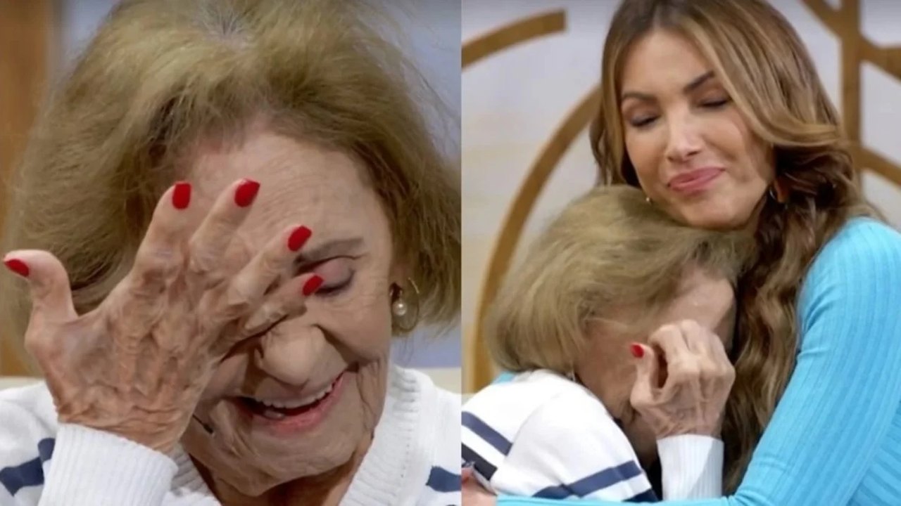 Choro de Laura Cardoso no Encontro contagia Patrícia Poeta