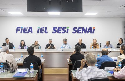Flávio Saraiva apresenta avanços da segurança pública em encontro na Federação das Indústrias