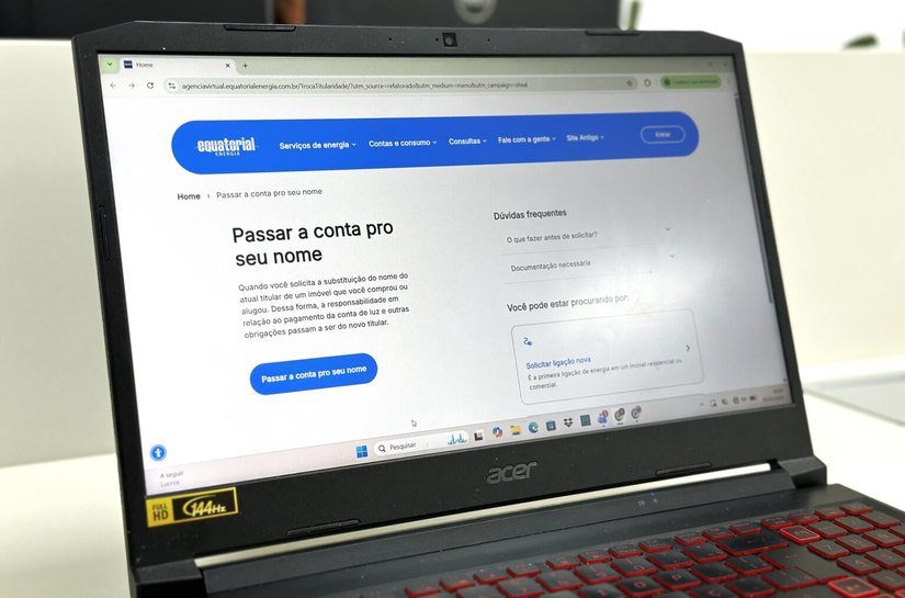 Equatorial Alagoas orienta clientes para evitar indeferimentos na solicitação online da troca de titularidade da conta de luz