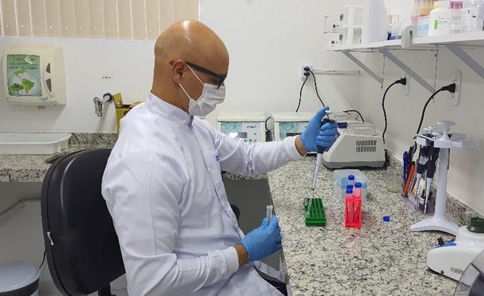 Análise genética foi feita pelo perito criminal Clisney Omena, no Laboratório de Genética Forense