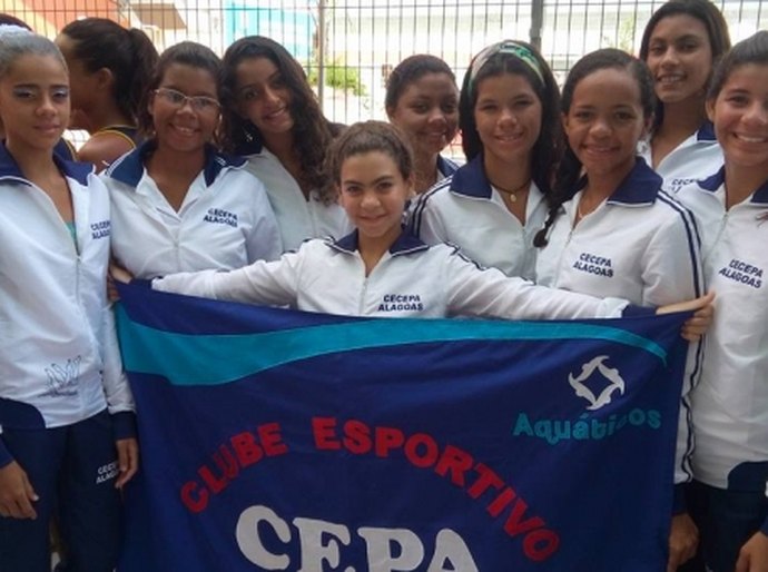 Nado sincronizado do Cepa representa AL no Campeonato Brasileiro
