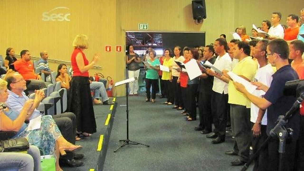 Apresentação de coro encerrou o Painel Funarte de Regência Coral em Alagoas