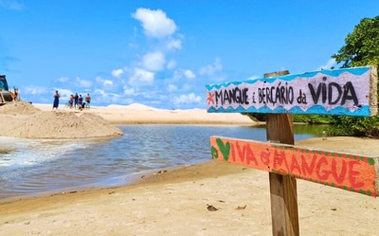 MPF recomenda que sejam paralisadas de imediato obras no Riacho Garça Torta em Maceió