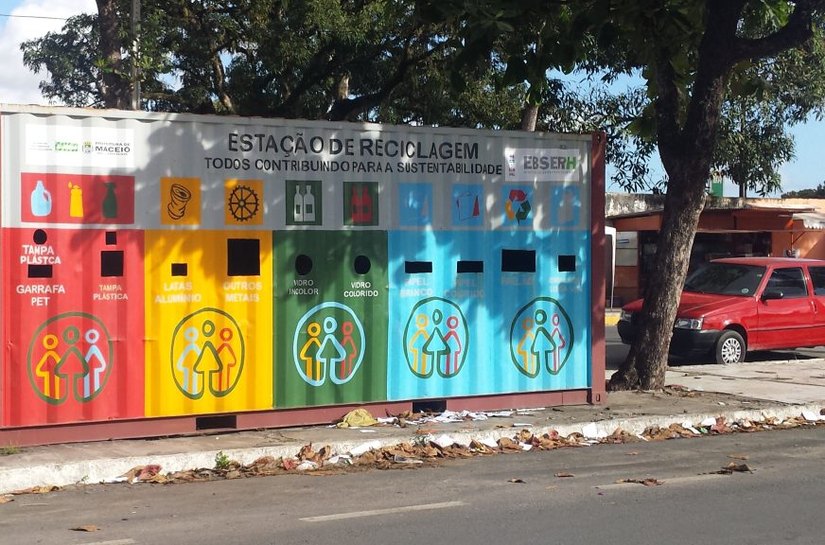 Adesão às estações de reciclagem incentiva coleva setiva